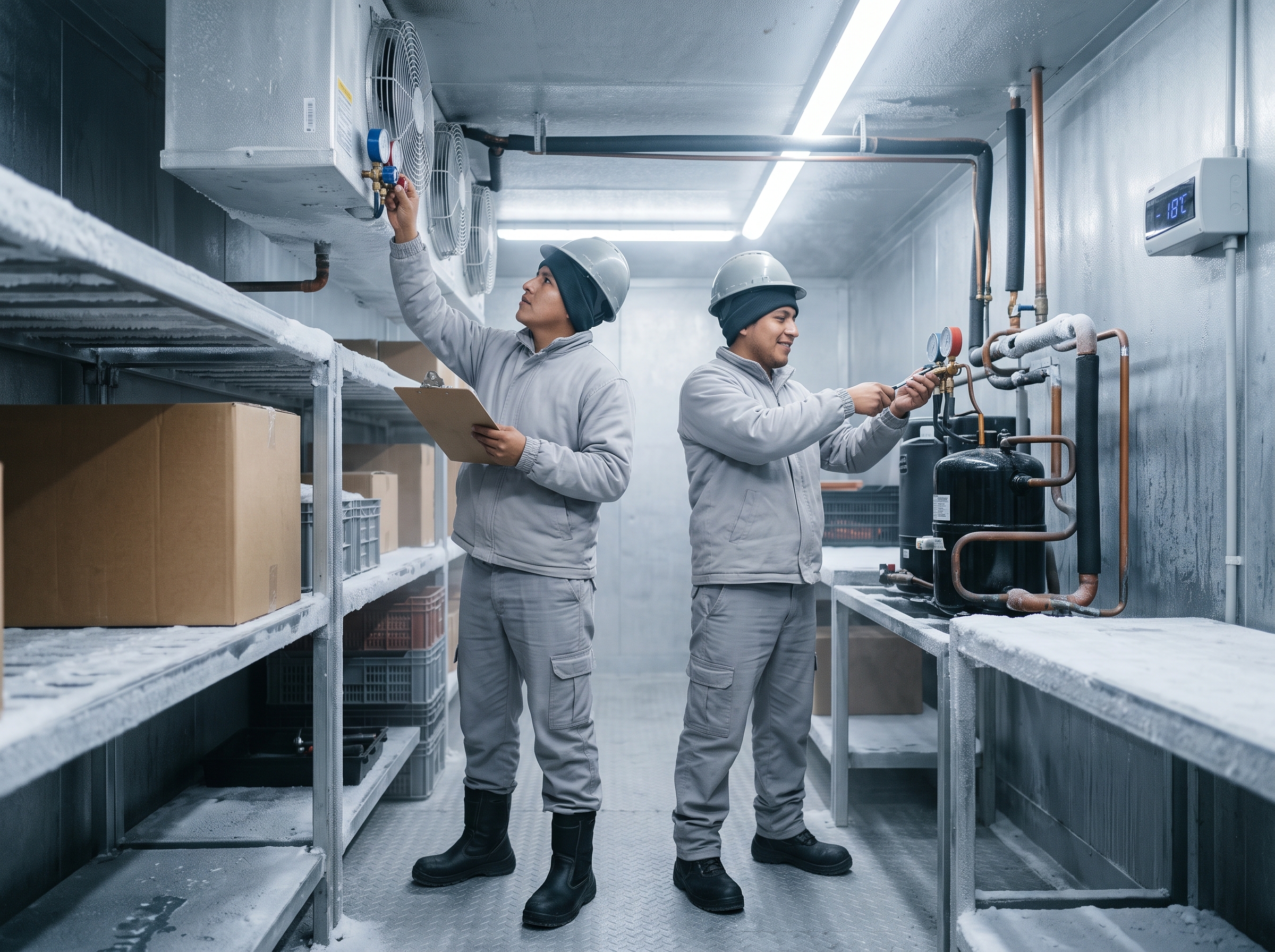 Sistemas de cámaras de refrigeración y congelación