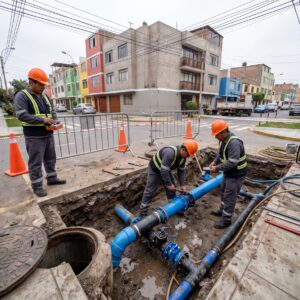 Sistemas de redes de agua y desagüe
